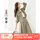 梵希蔓今年流行漂亮套裝裙女2025年早春新款氣質(zhì)通勤兩件套裙子 M5755 卡其綠 M