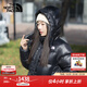 北面（The North Face）羽絨服女700蓬鵝絨Puffy風(fēng)帽可拆卸肩帶系統戶(hù)外秋冬上新|89YN JK3/宇宙黑 M