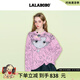 LALABOBO歐若拉甜美毛衣女2025新款多巴胺粉卡通提花寬松上衣LBEA-WSTM12 粉色 常規(guī) M