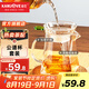 金灶（KAMJOVE） 加厚耐熱玻璃公道杯分茶器公杯茶道茶海過(guò)濾公杯茶具配件 GO-31 GO-31搭配GO-08玻璃茶漏