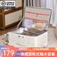 游樂者 MUSIC TRAVELS側(cè)開蓋行李箱可上飛機(jī)旅行箱男可登機(jī)超大容量加厚翻蓋密碼拉桿箱 冰釉白 20英寸 【航空登箱-98%的人選擇】