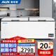 奧克斯冰柜商用大容量全冷凍家用冷凍臥式冷柜單溫冷凍冷藏冷凍柜頂開門300升以上雙溫商用大冰柜展示柜 【2088單溫】長(zhǎng)2.4米 | 數(shù)顯溫控