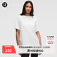 lululemon丨Relaxed-Fit 女士寬松剪裁船型領(lǐng)口 T 恤 LW3IDWS 白色 XS /4