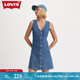 Levi's【商場(chǎng)同款】李維斯女士時(shí)尚百搭無(wú)袖牛仔連衣裙 深藍(lán)色 S