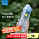 樂扣樂扣（LOCK&LOCK）人魚線塑料運動水杯夏天便攜水壺帶刻度提手男女水杯子700ML藍(lán)色