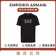 安普里奧·阿瑪尼（Emporio Armani）新款運(yùn)動(dòng)休閑男短袖t恤7M000007七夕禮物黑 L