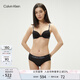 Calvin Klein內(nèi)衣【七夕禮物】女士字母肩帶3/4罩杯柔軟舒適薄墊文胸QP1062A UB1-太空黑 75B 34B 推薦