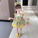 哈羅小黃鴨 HAL.DUCK洛麗塔女寶寶公主裙夏季新款蓬蓬裙生日禮服連衣裙小女孩洋氣裙子 綠色裙子【無頭飾】 90 cm 現(xiàn)貨秒發(fā)