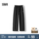 森馬（Semir）休閑褲女吸濕速干格子闊腿褲2025夏季撞色長(zhǎng)褲運(yùn)動(dòng)風(fēng)109325127006