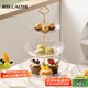 彩致（CAIZHI）果盤干果盤糖果下午茶甜品盤零食糕點(diǎn)水果點(diǎn)心盤3層 CZ6874