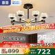 惠普輕奢led客廳大燈水晶吊燈全光譜護眼中山燈具現(xiàn)代北歐吊燈包安裝