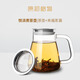 原初格物悅派泡茶壺玻璃燒水壺透明煮茶壺耐高溫辦公室電陶爐專(zhuān)用可明火 悅派泡茶壺-來(lái)福茶漏