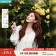 茵曼（INMAN）章若楠同款歐若風(fēng)法式吊帶連衣裙2025夏季新品女裝淡鵝黃色裙子 杏色針織衫-18528632 M