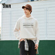 森馬（Semir）[衛衣合輯]衛衣男簡(jiǎn)約百搭男士衛衣通勤外套男潮流中性衛衣情侶款 [E款]奶白10534 XL