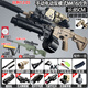 酷波德M416突擊步搶電動(dòng)連發(fā)兒童玩具槍8-12歲發(fā)彈珠m4沖鋒男孩新年禮物 大號M41沙色-全頂配彈鼓雙管榴彈 50000彈+手搶+迷你AWM+變色靶