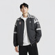 阿迪達斯 （adidas）三葉草系列 男 IH REV JKT M 雙面穿短棉服 KC0093 黑色 L