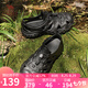 駱駝洞洞鞋男清涼戶外沙灘鞋厚底包頭涉水溯溪鞋 L25M162035M 黑色 42