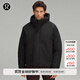lululemon丨Relaxed 男士帶夾層寬松款連帽外套 LM4APBS 黑色 M
