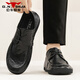 公牛世家男鞋秋季新款百搭休閑鞋時(shí)尚舒適兩穿豆豆鞋男士商務(wù)皮鞋