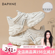 達芙妮（DAPHNE）官方 老爹鞋女2025春季新款ins潮厚底增高運動鞋女百搭小白鞋子女 月光白【跟高6CM】 36