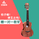 艾吉瑪（Ajima）尤克里里 兒童女 學(xué)生成人小吉他23寸26初學(xué)者尤克里里 23英寸復(fù)古色黑馬Pro面單