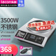 樂創(chuàng)（lecon）商用電磁爐3500W大功率電池爐爆炒電磁灶商業(yè)大鍋灶炒菜熬湯火鍋 3500W-半鋼旋鈕凹面L18A