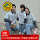 G.DUCKKIDS小黃鴨童裝親子裝一家三口四口兒童衛衣秋裝套裝全家服假兩件上衣 襯衫領(lǐng)假兩件 165 S