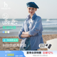 哈吉斯（HAZZYS）女裝 春季女士【PHIZ系列】輕薄防曬衣連帽休閑夾克 藍色BL (160/84A 38) M