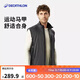 迪卡儂抓絨馬甲休閑運動上衣?lián)u粒絨男戶外保暖加絨背心-2746024