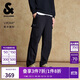 杰克·瓊斯（JACK&JONES） 男裝休閑褲時(shí)尚百搭工裝風(fēng)字母刺繡寬松休閑長(cháng)褲褲子225314029