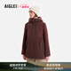 AIGLE艾高抓絨衣POLARTEC保暖鎖溫加厚收腰全拉鏈女 布朗尼色 BD332 40 (170/92A)
