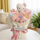 久耀helloKitty貓玩偶花束毛絨公仔玩具娃娃送女友閨蜜圣誕女生日禮物 粉色小香風(fēng)-凱蒂貓花束 成品花束