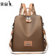 袋鼠雙肩包女款2026年最新款牛津布輕便大容量旅行包輕奢百搭女士背包 2034棕色
