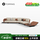 TOPPINIS沙發(fā) 法拉利沙發(fā)意式高端沙發(fā)同言家具大戶型客廳別墅高端弧形 弧形沙發(fā)3.83m左貴妃位 意大利進(jìn)口全青皮半皮