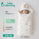 babyincoming蓓茵可新生兒包被嬰兒抱被秋冬純棉產(chǎn)房防踢被夾棉春秋外出蓋被 花園小兔【春秋款500g 建議15°C-25°C】95*95cm