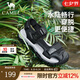 駱駝（CAMEL）包頭涼鞋男夏季新款涼拖鞋男士休閑戶外男士涼鞋運(yùn)動(dòng)沙灘鞋 G14M076669 夜黑色 41
