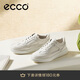 愛步（ECCO）夏季潮流拼色厚底休閑板鞋 街頭球鞋女鞋272803 白色38