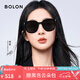 BOLON暴龍眼鏡楊紫同款韓版太陽鏡防曬墨鏡男女款七夕禮物送女友BL3113 C10-灰色/亮黑偏光