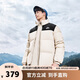 鴻星爾克羽絨服男短款男女同款冬季立領(lǐng)時尚加厚外套男款潮情侶