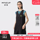 幻走（MOVEUP）2024夏季新款.FUN系列趣味小狗章仔設(shè)計師純棉連體褲女 黑色 M