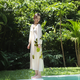 桑羅氣質(zhì)明星同款葡萄真絲輕禮服裙2025年夏新品長款寬松可外穿睡裙女 M