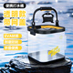 熊火打水桶8L釣魚桶可折疊便攜戶外帶繩網(wǎng)蓋活魚桶方形水桶