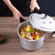 雙喜高壓鍋鋁合金燃?xì)怆姶艩t通用防爆家用壓力鍋20CM/4.8L【蒸格款】