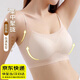 路讓宋內(nèi)衣女士夏季無鋼圈文胸罩細(xì)肩帶冰絲無痕美背吊帶小胸顯大背心 膚色 L 【推薦95-115斤】