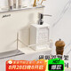 杰凱諾廚房多功能磁吸置物架冰箱磁吸調(diào)料架儲(chǔ)物架 護(hù)欄白色 長15cm