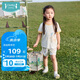 ibaby/英倫寶貝兒童套裝男女童夏季短袖短褲兩件套透氣清爽家居服