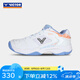 威克多（VICTOR）羽毛球鞋 透氣緩震限定款U3.0寬楦進階級穩(wěn)定類羽球鞋 P9200TD MI（白/溫和藍） 45 (290mm)