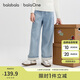 巴拉巴拉balaOne童裝女童長褲兒童褲子2025秋裝牛仔褲直筒褲208325108003