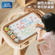 知貝兒童磁性畫(huà)板玩具可擦寫(xiě)嬰幼兒寫(xiě)字繪畫(huà)涂鴉男女孩生日禮物3-6歲1 萌熊桌腿超大號畫(huà)板-棕色【升級2畫(huà)筆+印章+繪畫(huà)包】 寶寶學(xué)畫(huà)畫(huà)寫(xiě)字板磁吸印章