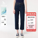 哈吉斯（HAZZYS）女裝直筒褲PHIZ仔褲ATDSP0CAX01 深藏青色DN 40(160/72A40)